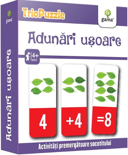 TrioPuzzle: Adunari usoare 4 ani+, * * * – copertă