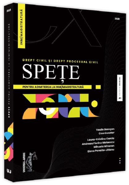 Cartea Spete pentru admiterea la INM/magistratura - Vasile Bozesan