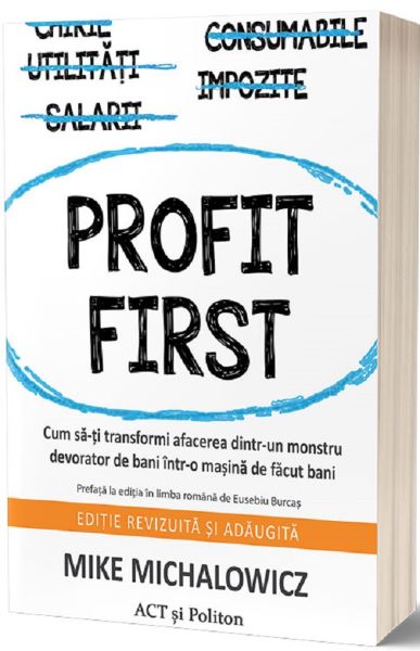 Cartea Profit First de Mike Michalowicz