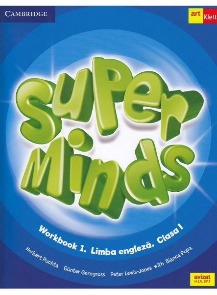 Cartea Super Minds. Limba engleza - Clasa 1 - Workbook 1 + CD - Herbert Puchta, Gunter Gerngross, Peter Lewis-Jones, Bianca Popa