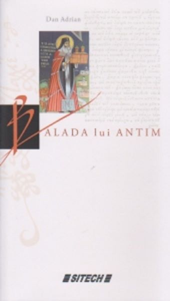 Balada lui Antim, Dan Adrian – copertă