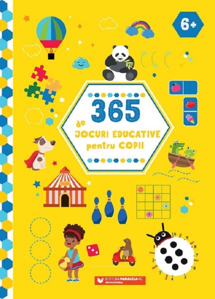 Cartea 365 de jocuri educative pentru copii 6 ani+ de * * * – Editura PARALELA 45