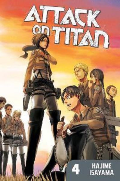 Attack On Titan Vol.4, Hajime Isayama – copertă