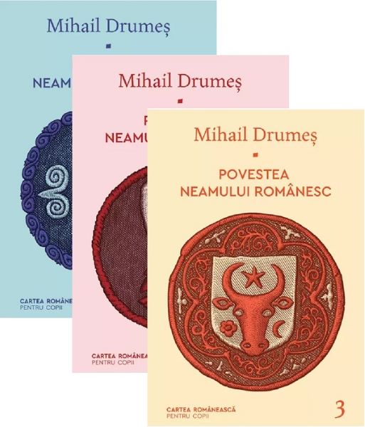 Cartea Povestea neamului romanesc Vol.1+2+3 de Mihail Drumes