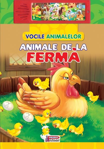 Vocile animalelor. Animale de la ferma. Carte cu sunete