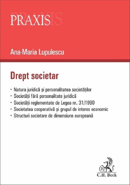 Cartea Drept societar de Ana-Maria Lupulescu