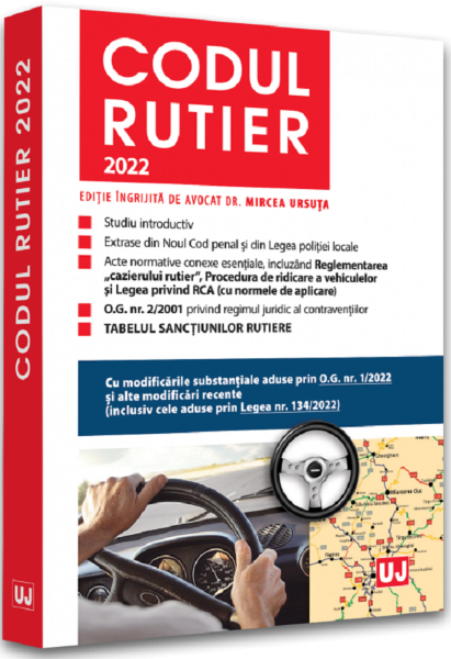 Cartea Codul rutier Act. Mai 2022 - Mircea Ursuta de Mircea Ursuta