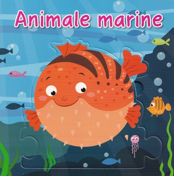 Animale marine. Carte puzzle, * * * – copertă