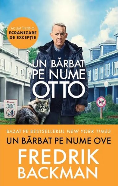Cartea Un barbat pe nume Ove. Coperta film de Fredrik Backman