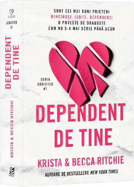 Dependent de tine. Seria Addicted, Becca Ritchie, Krista Ritchie – copertă