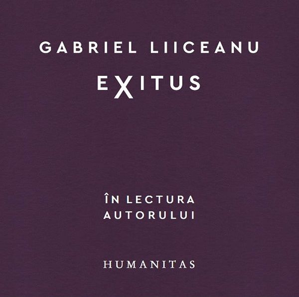 Audiobook. Exitus, Gabriel Liiceanu – copertă