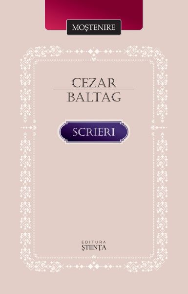 Scrieri, Cezar Baltag – copertă
