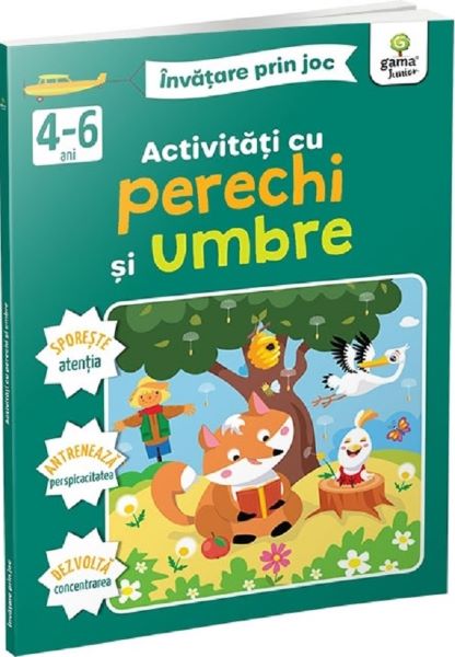 Cartea Activitati cu perechi si umbre. Invatare prin joc 4-6 ani – Editura GAMA