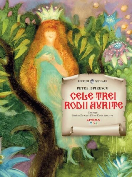 Cele trei rodii aurite, Petre Ispirescu – copertă