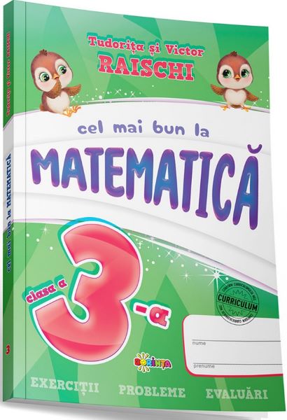 Cartea Cel mai bun la matematica -  Clasa 3