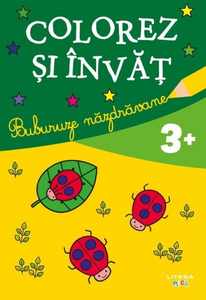 Buburuze nazdravane. Colorez si invat,  – copertă