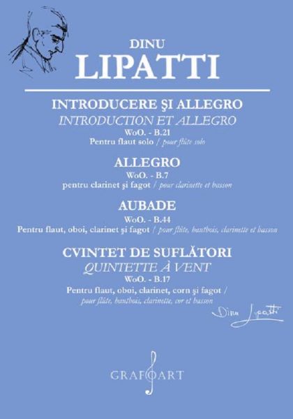 Cartea Introducere si Allegro. Allegro. Aubade. Cvintet de suflatori de Dinu Lipatti