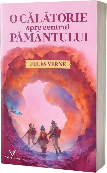 O calatorie spre centrul Pamantului, Jules Verne – copertă