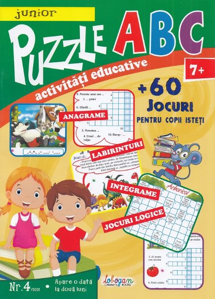 Puzzle ABC Nr.4. Activitati educative,  – copertă