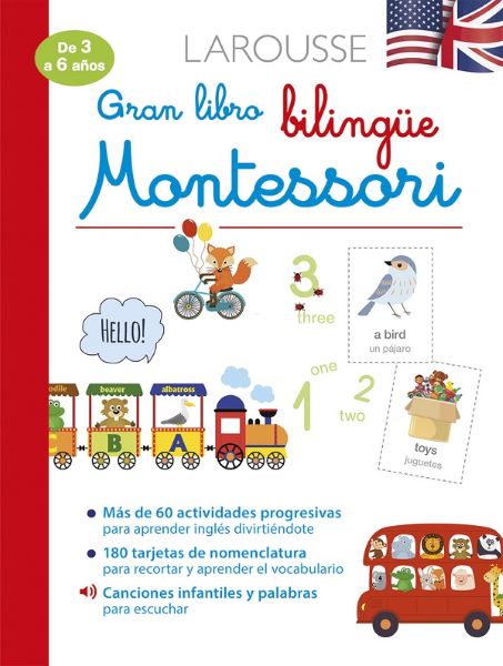 Gran libro bilingue Montessori, Lydie Barusseau – copertă