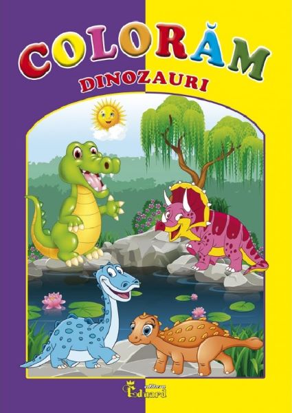 Coloram dinozauri,  – copertă