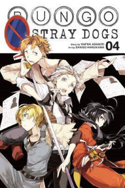 Bungo Stray Dogs Vol.4, Kafka Asagiri, Sango Harukawa – copertă