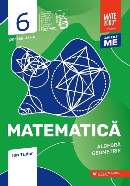 matematica cls.6 partea a 2-a initiere ed.2023,  – copertă