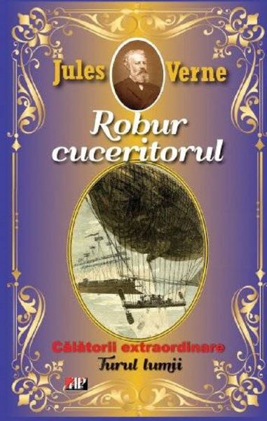 Robur cuceritorul. Turul lumii, Jules Verne – copertă