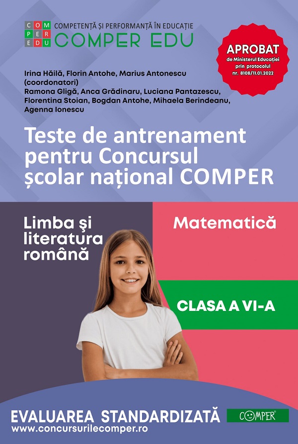 Cartea Teste de antrenament - Clasa 6 - Concursul Comper de Marius Antonescu, Florin Antohe, Irina Haila