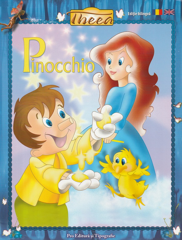 Pinocchio. Editie bilingva romana-engleza,  – copertă