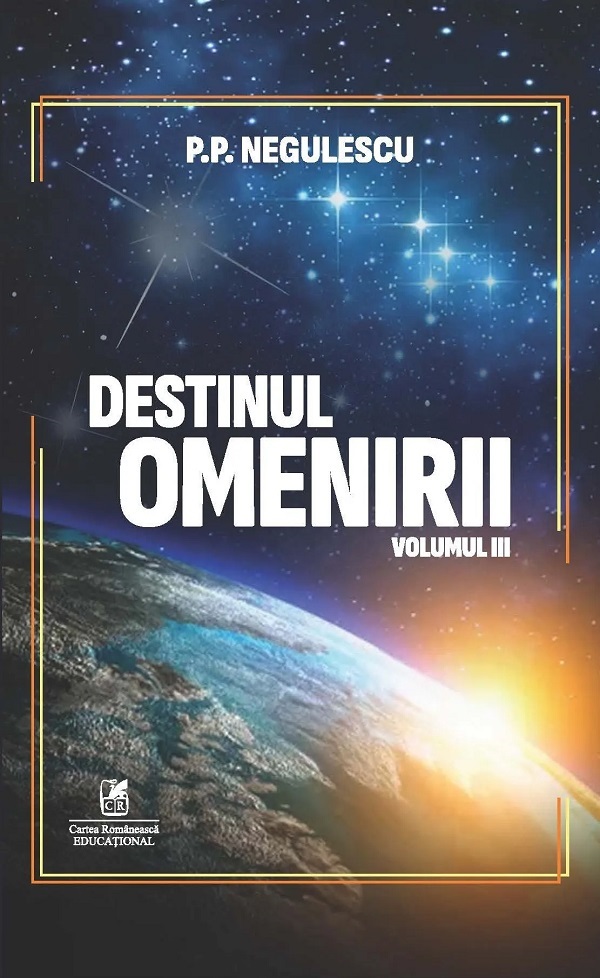 Destinul omenirii Vol.3, P. P. Negulescu – copertă