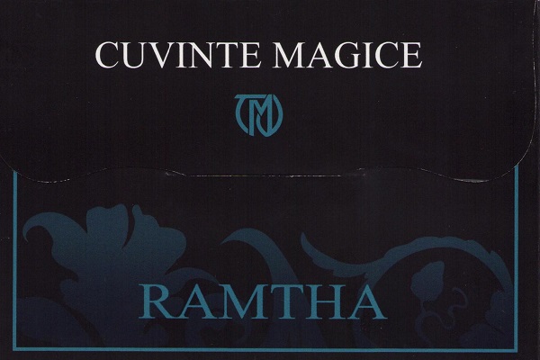 Cuvinte magice. Set de cratonase, Ramtha – copertă