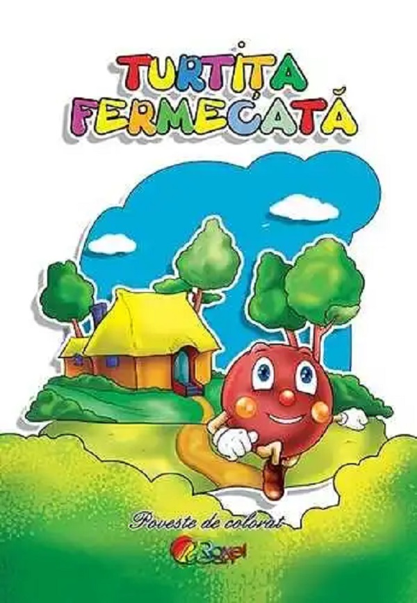 Cartea Turtita fermecata. Poveste de colorat – Editura ROXEL CART