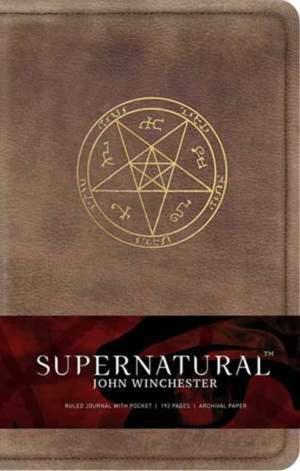 Supernatural: John Winchester Ruled Journal,  – copertă
