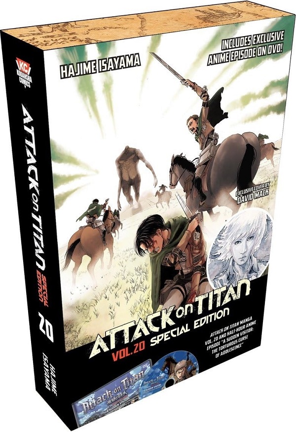 Cartea Attack On Titan Vol.20 Special Edition + DVD de Hajime Isayama – Editura Kodansha Comics