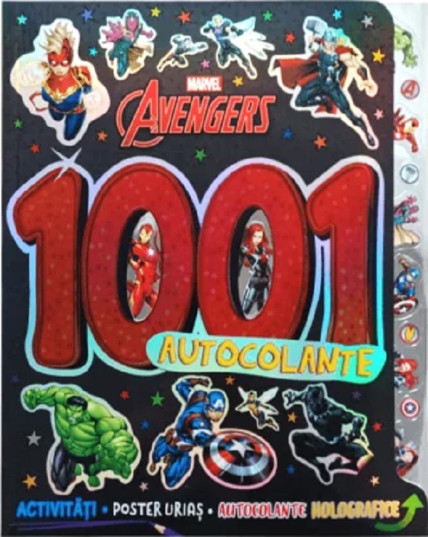 marvel. avengers. 1001 autocolante,  – copertă