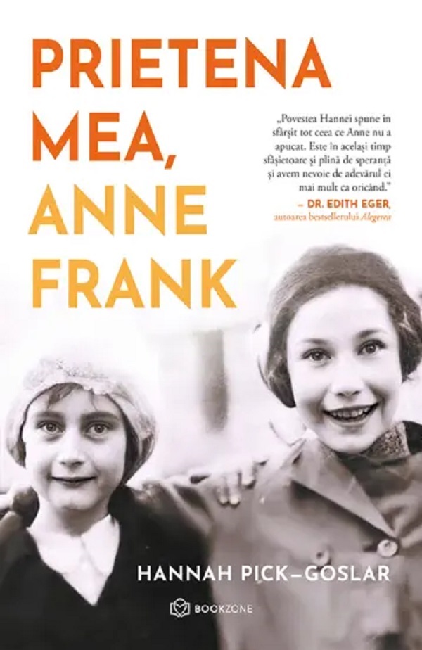 Prietena mea, Anne Frank, Hannah Pick-Goslar – copertă