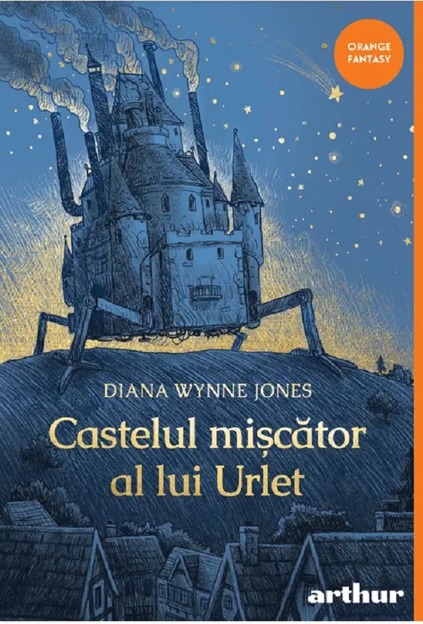 Castelul miscator al lui Urlet, Diana Wynne Jones – copertă