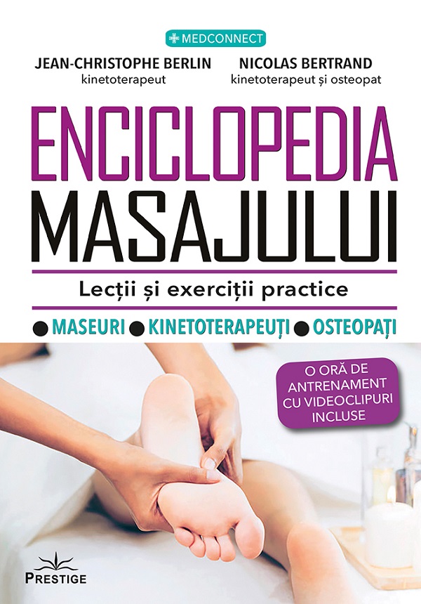 Enciclopedia masajului. Lectii si exercitii practice, Jean-christophe Berlin, Nicolas Bertrand – copertă