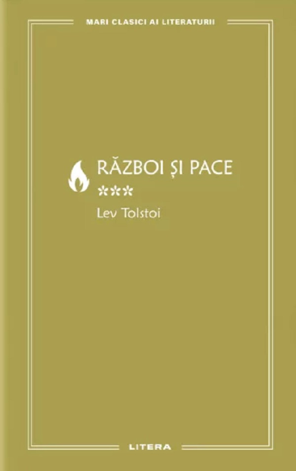 Razboi si pace Vol.3, Lev Tolstoi – copertă