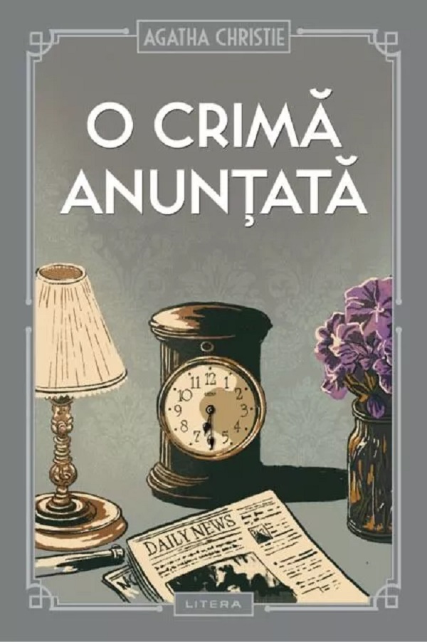 O crima anuntata, Agatha Christie – copertă