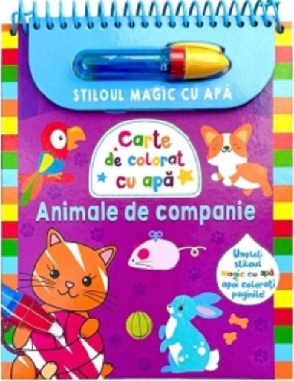 Animale de companie. Stiloul magic cu apa,  – copertă