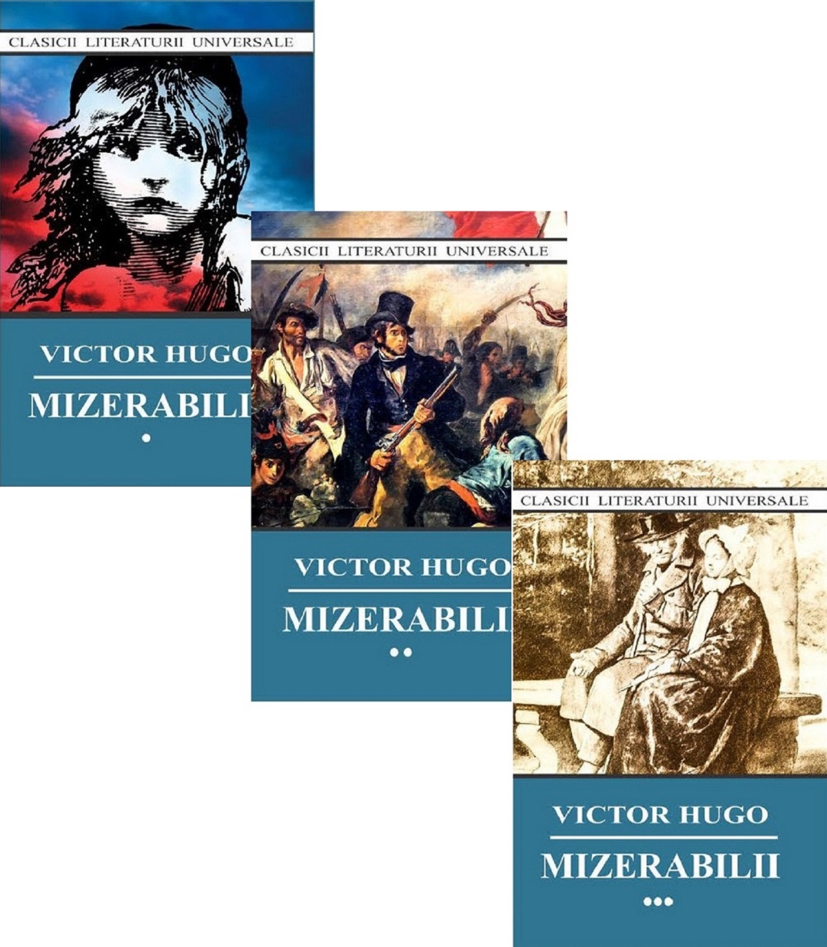 Cartea Mizerabilii Vol.1 + Vol.2 + Vol.3 de Victor Hugo