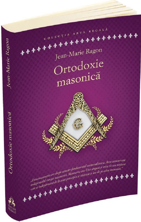 Ortodoxie masonica, Jean-Marie Ragon – copertă