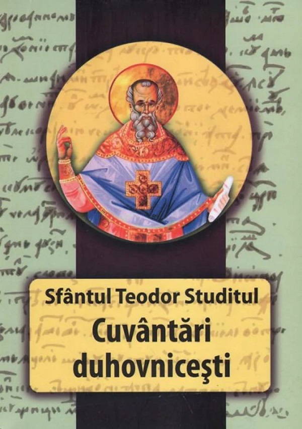 Cuvantari duhovnicesti, Teodor Studitul – copertă