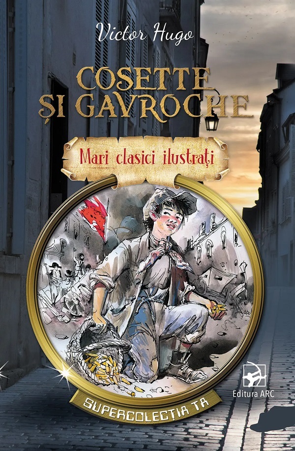 Cosette si Gavroche, Victor Hugo – copertă