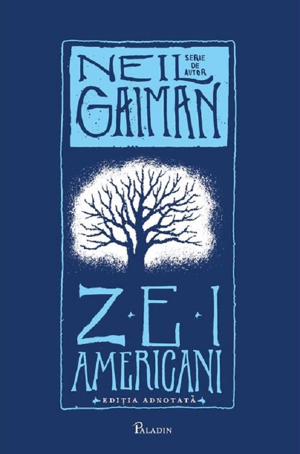 Zei americani. Editia adnotata, Neil Gaiman – copertă