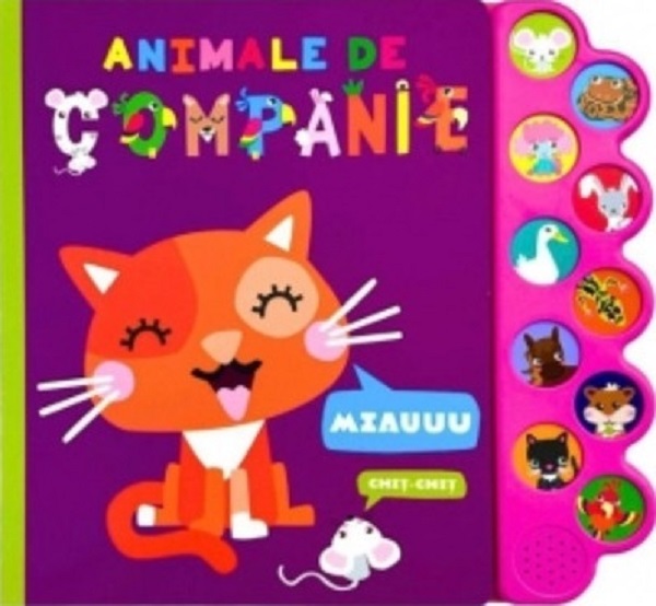 Animale de companie. Carte sonora cu 10 sunete,  – copertă