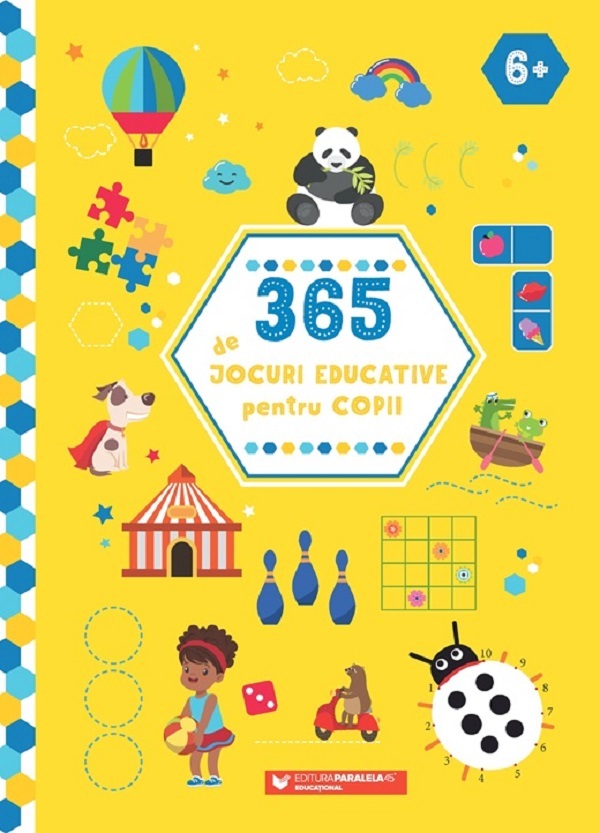 Cartea 365 de jocuri educative pentru copii 6 ani+ – Editura PARALELA 45