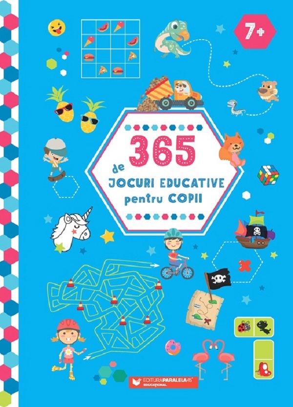 Cartea 365 de jocuri educative pentru copii 7 ani+ – Editura PARALELA 45